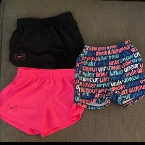 Toddler under armour shorts bundle